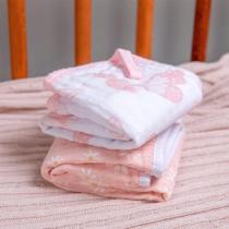 Pano De Boca Bebê Soft Menina Menino 40x40cm C/Prendedor de chupeta - Kit C/2 Unidades Pano De Boca Bebê Soft Menina Menino 40x40cm C/Prendedor de chupeta - Kit C/2 Unidades