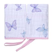 Pano de boca c/prendedor de chupeta baby joy soft estampado 25cmx40cm pct c/02un