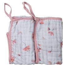 Pano de boca c/prendedor de chupeta baby joy soft estampado 25cmx40cm pct c/02un