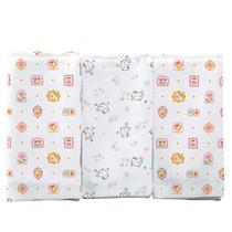 Pano De Boca Estampado Com Acabamento Festonê 34x40cm - Bublim Incomfral Baby Cor:Feminino