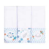 Pano de Boca Karinho com Faixa Masculino Planetas Azul 1224/1774