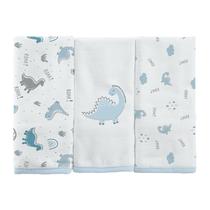 Pano de boca Malha 100% Algodão Fio 30 C/3 Un. Bublim