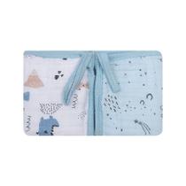 Pano De Boca Papi Soft C/Prendedor Masculino Azul/Jurassic 1538/2306