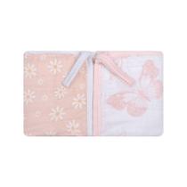 Pano De Boca Papi Soft Feminino C/Prendedor Rose/Margaridas 1538/2303