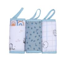 Pano De Boca Papi Soft Premium C/3 Masculino Estampado/Dino Esporte 1563/1861