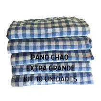 Pano De Chao Atacado Limpeza Saco Xadrez Grande Kit 10 Un. - Cialar