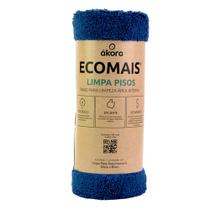 Pano de Chão Azul Ecomais Limpa Pisos Área Interna 40x60 cm Àkora
