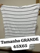 Pano de Chão Duplo 45x65cm 100 Algodão, Alta Absorção, Modelos Listrado e Mesclado, Durável e Econômico