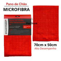 Pano de Chão Grande Alto Desempenho 100% Microfibra 70x50cm Super Absorvente