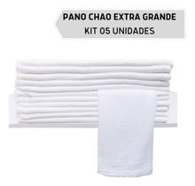 Pano De Chao Limpeza Saco Alvejado Extra Grande Kit 05 Un. - Cialar
