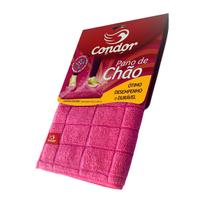 Pano de Chão Microfibra Grande 70x50cm Rosa - Condor