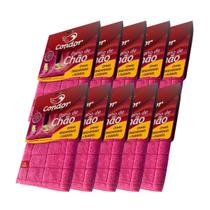 Pano de Chão Microfibra Grande 70x50cm Rosa Kit C/ 10 Panos Pano de Chão Microfibra Grande 70x50cm Rosa Kit C/ 10 Panos