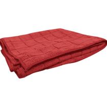 Pano De Chão Microfibra Premium Alta Absorção Para Limpeza 70x50 Cm - Vermelho