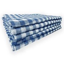 Pano de Chão Xadrez Alvejado Grande Limpeza Duplo - 25 Un