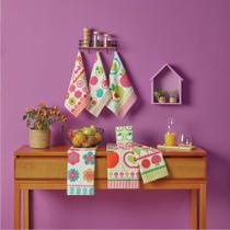 Pano de Copa Estampado 7 Peças Lepper 40 Cm x 60 Cm Pano de Copa Estampado 7 Peças Lepper 40 Cm x 60 Cm