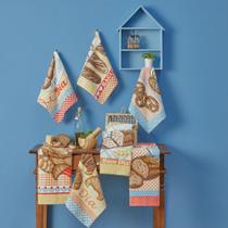 Pano de Copa Estampado 7 Peças Lepper 40 Cm x 60 Cm Pano de Copa Estampado 7 Peças Lepper 40 Cm x 60 Cm