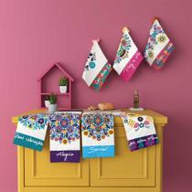 Pano de Copa Estampado 7 Peças Lepper 40 Cm x 60 Cm