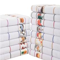 Pano de Copa Felpudo Atoalhado - Kit 18 Un - Branco Pano de Copa Felpudo Atoalhado - Kit 18 Un - Branco