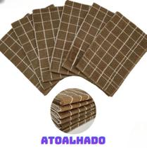 Pano de Copa Felpudo Marrom 3 peças Premium Chef Teka Pano de Copa Felpudo Marrom 3 peças Premium Chef Teka