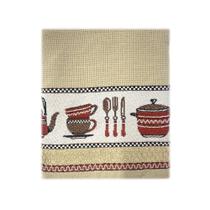 Pano de Copa Jacquard P/Bordar Picnic Café FJ-6644 - Dohler Pano de Copa Jacquard P/Bordar Picnic Café FJ-6644 - Dohler