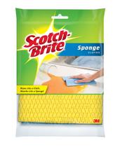 Pano de esponja Scotch-Brite, pacote com 6 (3x2), lavável e reutilizável