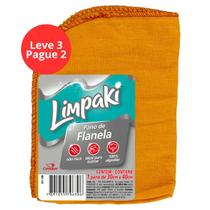 Pano de Flanela Limpaki 30cm x 40cm - Leve 3 Pague 2