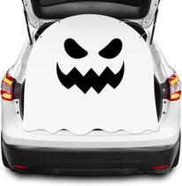 Pano de fundo de decoração de fantasmas de Halloween, baú ou guloseima, Haooryx