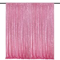 Pano de fundo de lantejoulas QueenDream Blush Pink 240 cm x 240 cm Pano de fundo de lantejoulas QueenDream Blush Pink 240 cm x 240 cm