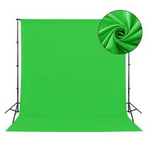 Pano de fundo de tela verde Sugargirl 2,4 m x 3 m de poliéster para foto