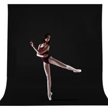 Pano de fundo fotográfico CPLIRIS, tecido de poliéster preto de 3x3m Pano de fundo fotográfico CPLIRIS, tecido de poliéster preto de 3x3m