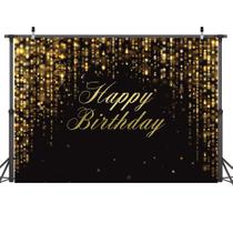 Pano de fundo fotográfico Eforcase Feliz Aniversário 210x150cm