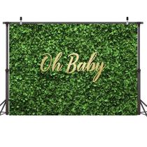 Pano de fundo fotográfico Eforcase Green Leaves 210x150cm