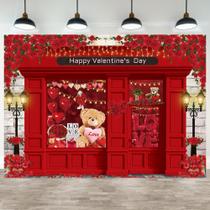 Pano de fundo fotográfico Hilioens Valentine's Day 2,15x1,5 m