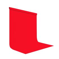 Pano de fundo fotográfico LYLYCTY vermelho 1,5 x 2,1 m com bolso de haste