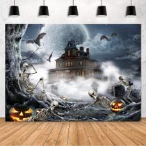 Pano de fundo fotográfico MEHOFOND Halloween Horror Night 210x150cm