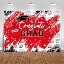 Pano de fundo fotográfico Mocsicka Graduation 210x150cm Vermelho Pano de fundo fotográfico Mocsicka Graduation 210x150cm Vermelho