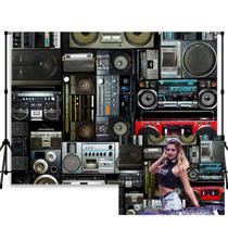 Pano de fundo fotográfico QICAIYUN 82x59in para festa de videoclipe