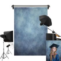 Pano de fundo Kate Blue Headshot Background 1.5x2.2m Microfibra