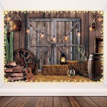 Pano de Fundo para Festa - Tema Cowboy Wild West (2,1m x 1,5m)