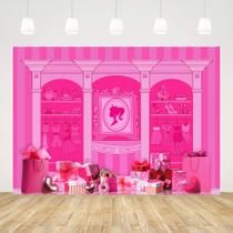 Pano de fundo Ticuenicoa Pink Girl Make Up Room 2,1x1,5 m