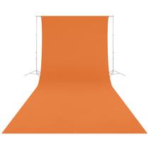 Pano de fundo Westcott 275x610cm, resistente a rugas, laranja tigre