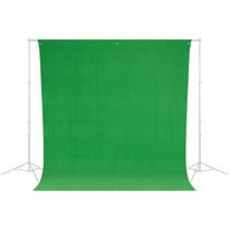 Pano de fundo Westcott resistente a rugas 2,75 x 3,05 m Chroma-Key Green