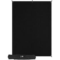 Pano de fundo Westcott X-Drop 152x213 cm, resistente a rugas, preto Pano de fundo Westcott X-Drop 152x213 cm, resistente a rugas, preto