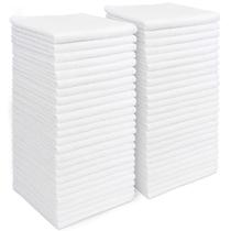 Pano de limpeza de microfibra AIDEA White 50PK para carros e casa