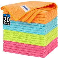 Pano de limpeza de microfibra HOMERHYME 20 Pack 30x30cm