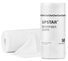 Pano de limpeza de microfibra UPSTAR 12x12 cm, 50 pacotes/rolo