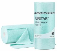 Pano de limpeza de microfibra UPSTAR 30x30cm, 50 pacotes, azul