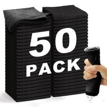 Pano de limpeza de microfibra WEAWE 50 unidades 33x33cm preto Pano de limpeza de microfibra WEAWE 50 unidades 33x33cm preto