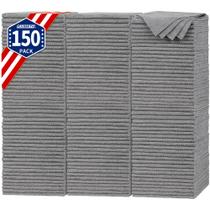 Pano de limpeza FIXSMITH Shop Towels, pacote com 150 unidades de microfibra Pano de limpeza FIXSMITH Shop Towels, pacote com 150 unidades de microfibra