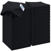 Pano de limpeza HOMEXCEL Black Microfiber 50 Pack 30x30cm Pano de limpeza HOMEXCEL Black Microfiber 50 Pack 30x30cm